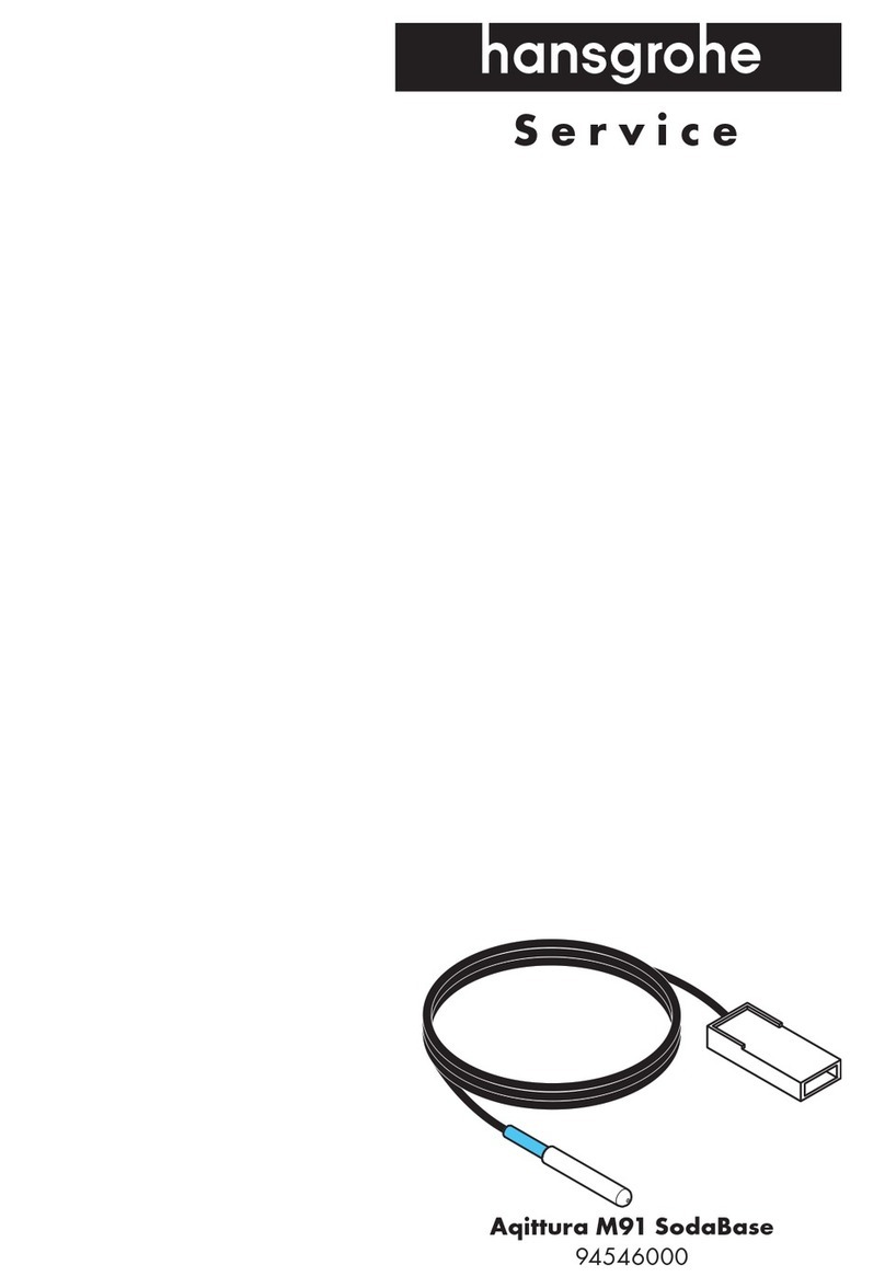 Hans Grohe Aqittura M91 SodaBase User manual
