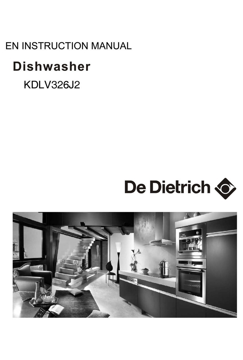 DeDietrich KDLV326J2 instruction manual