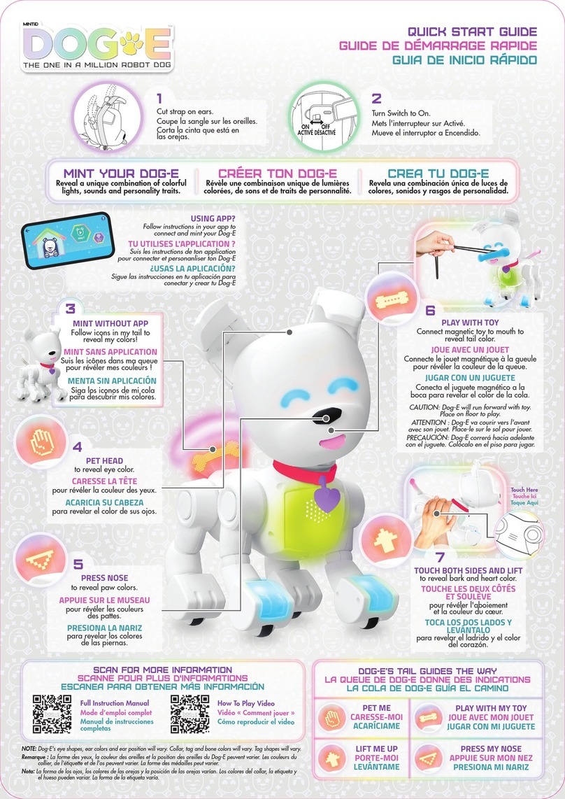WowWee Dog-E quick start guide