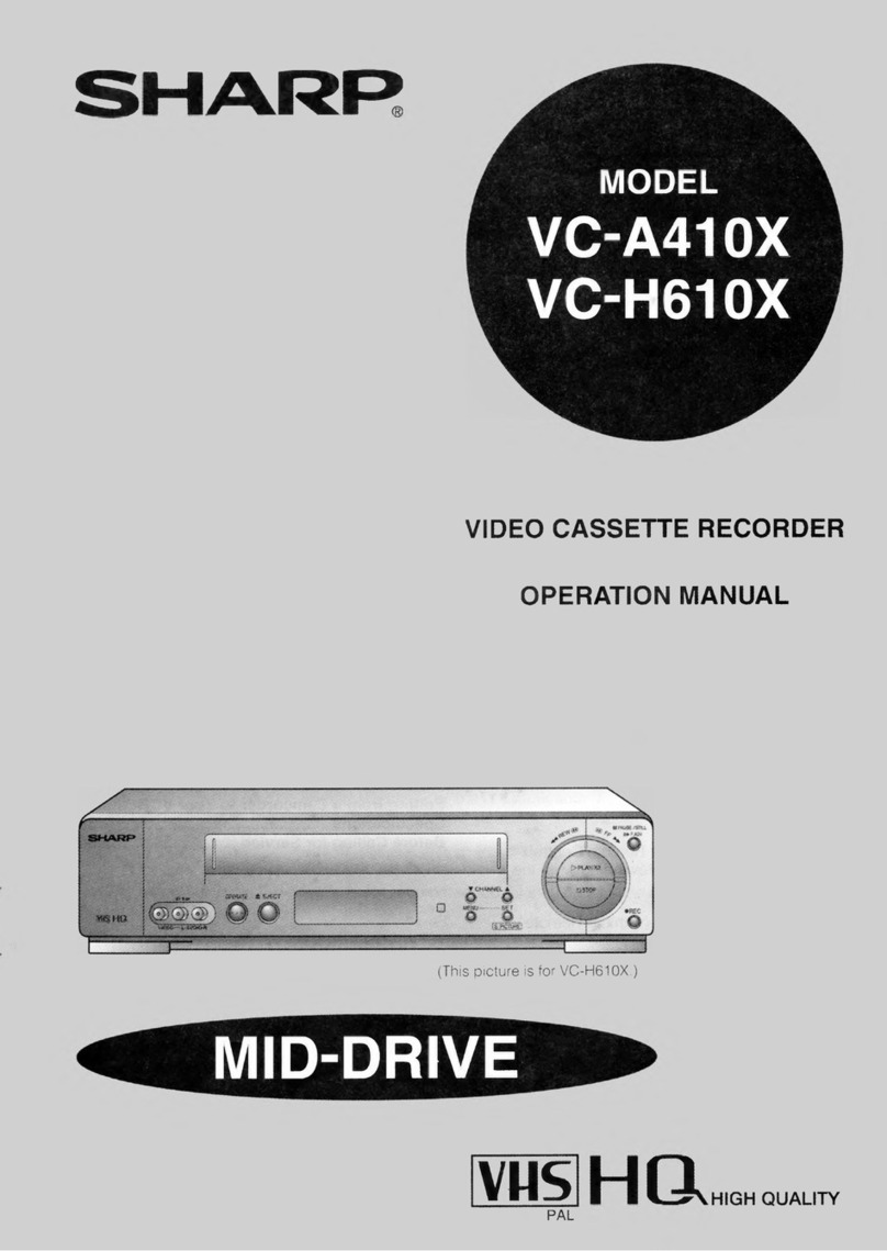 Sharp VC-A410X User manual Sharp VC-A410X User manual