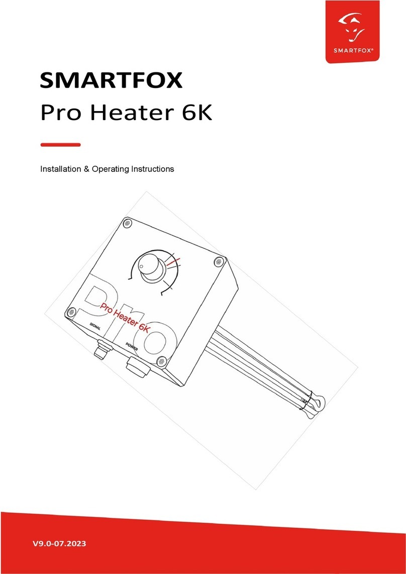 SMARTFOX Pro Heater 6K Installation & operating instructions