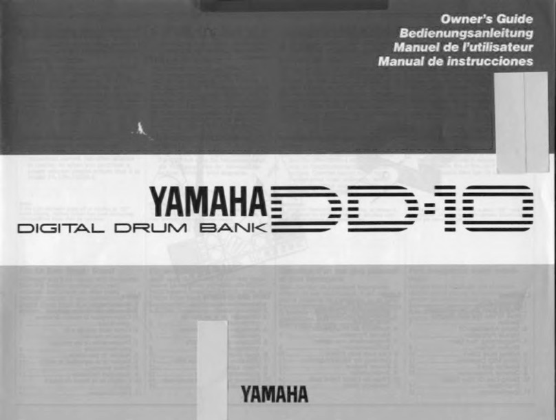 Yamaha DD-10 User manual