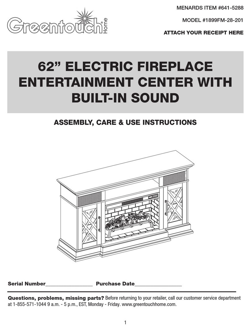 Greentouch 1899FM-28-201 Assembly / care & use instructions Greentouch 1899FM-28-201 Assembly / care & use instructions