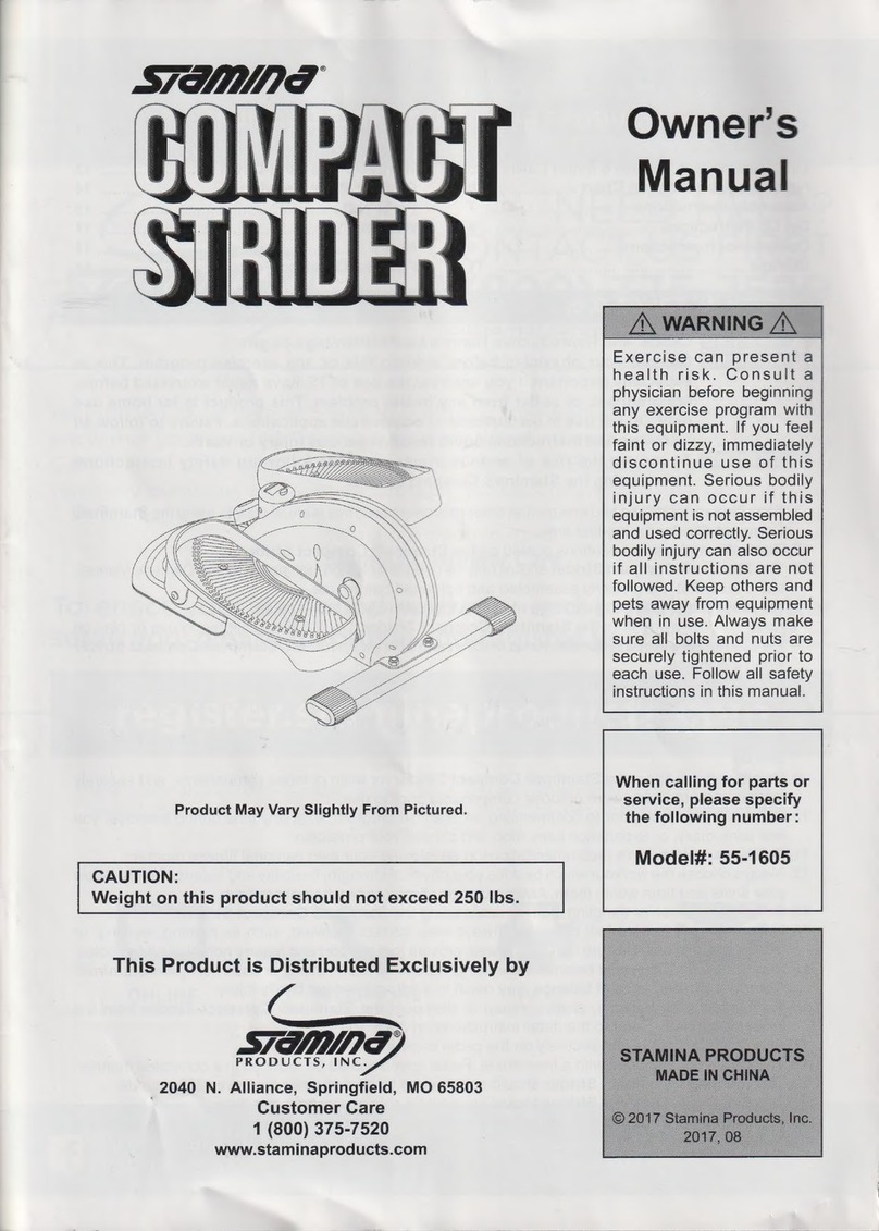 Stamina 55-1605 owner's manual