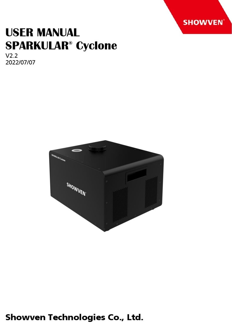 Showven SPARKULAR Cyclone BT61 user manual