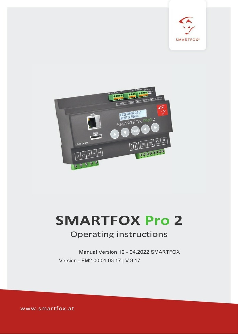 SMARTFOX Pro 2 operating instructions