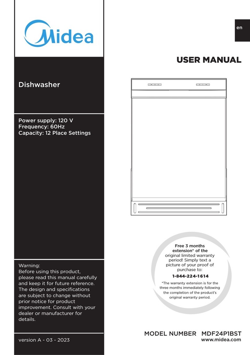 Midea MDF24P1BST user manual