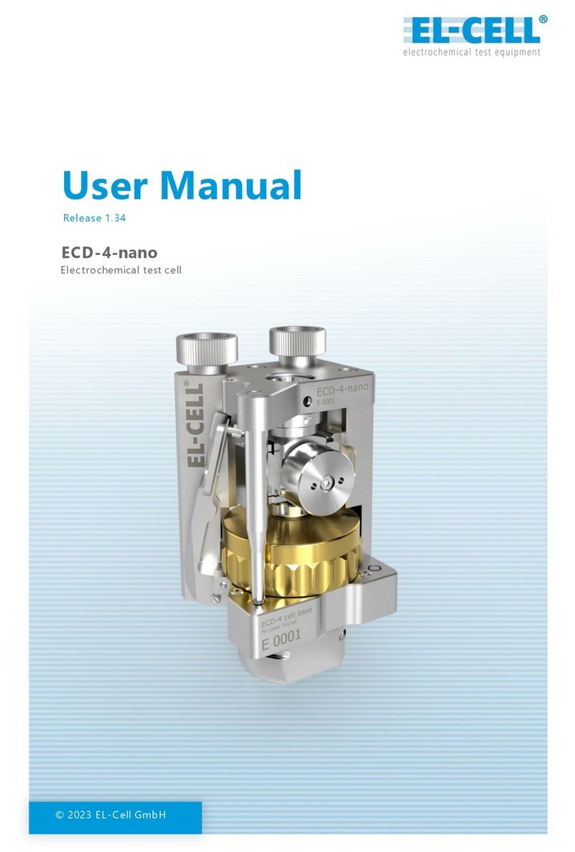EL-CELL ECD-4-nano User manual