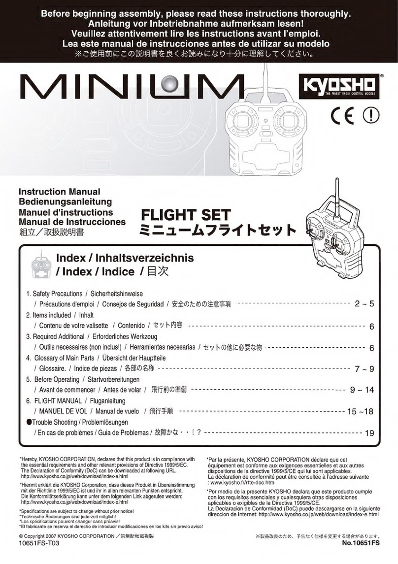 Kyosho MINIUM instruction manual