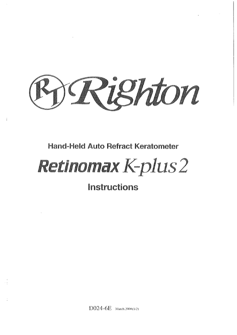 Right On Retinomax K-plus 2 instructions