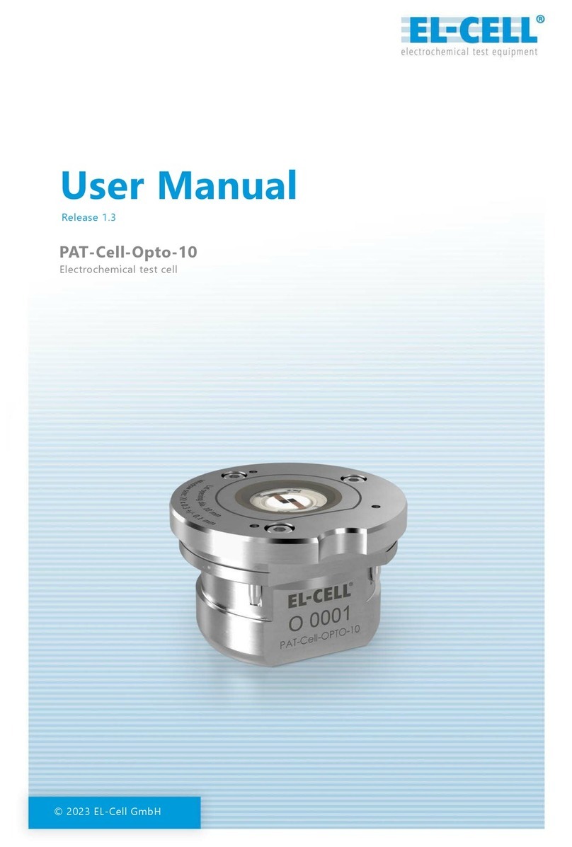 EL-CELL PAT-Cell-Opto-10 user manual