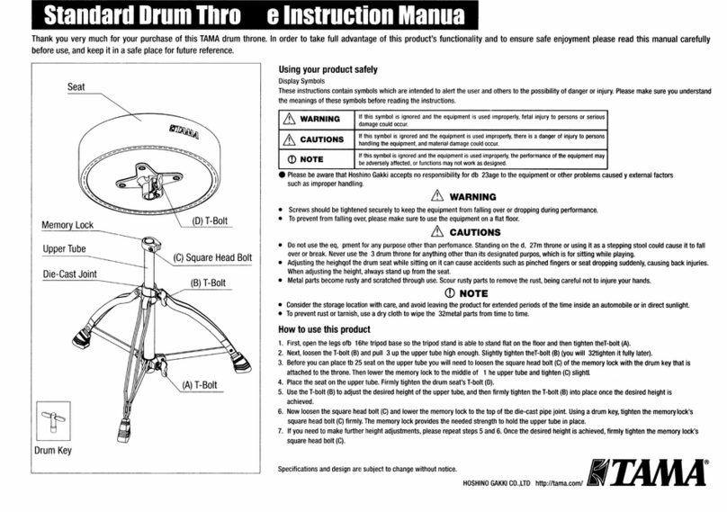 Tama HT130 instruction manual