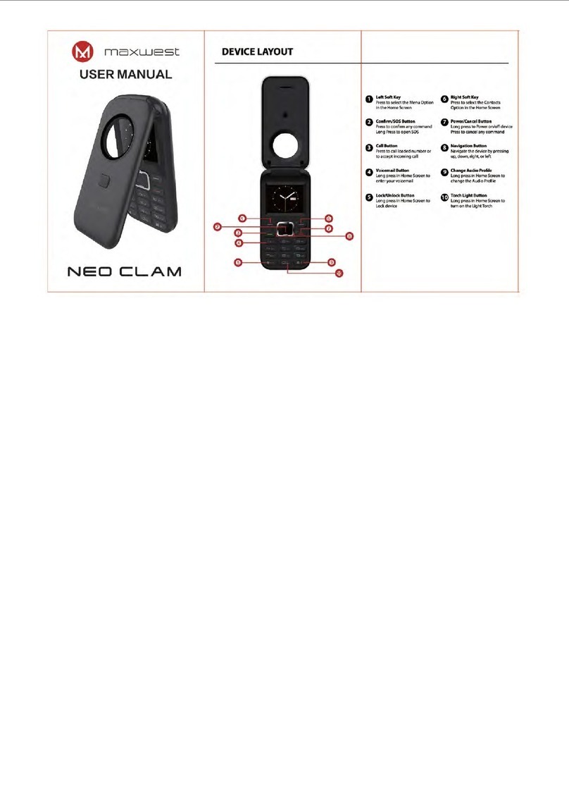 MaxWest NEO CLAM User manual