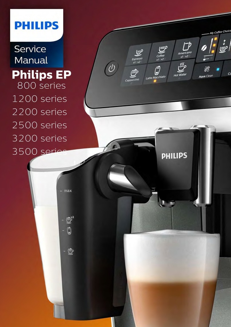 Philips EP 800 Series User manual