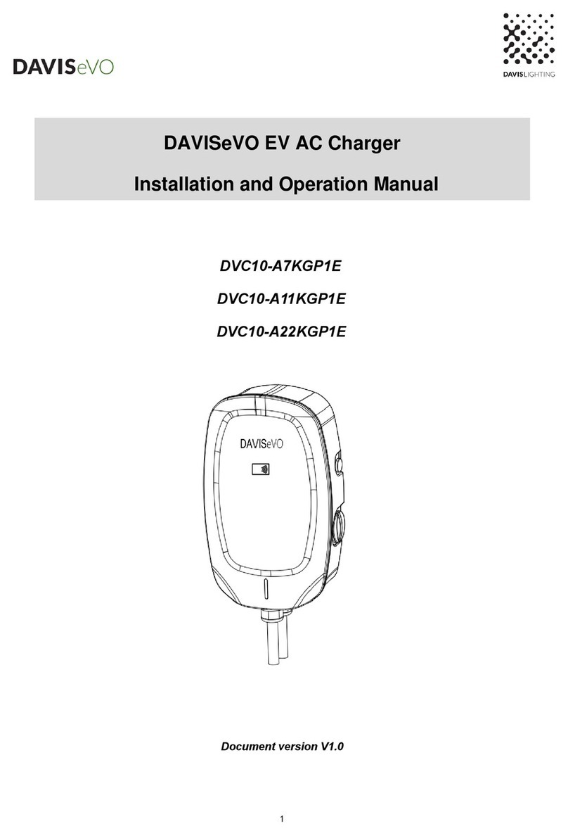DAVIS eVO DVC10-A7KGP1E Installation and operation manual