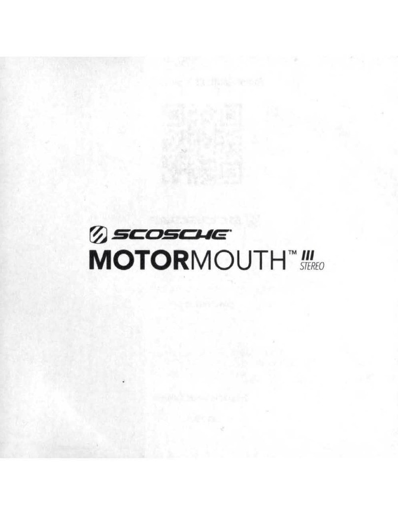 Scosche MOTORMOUTH III manual