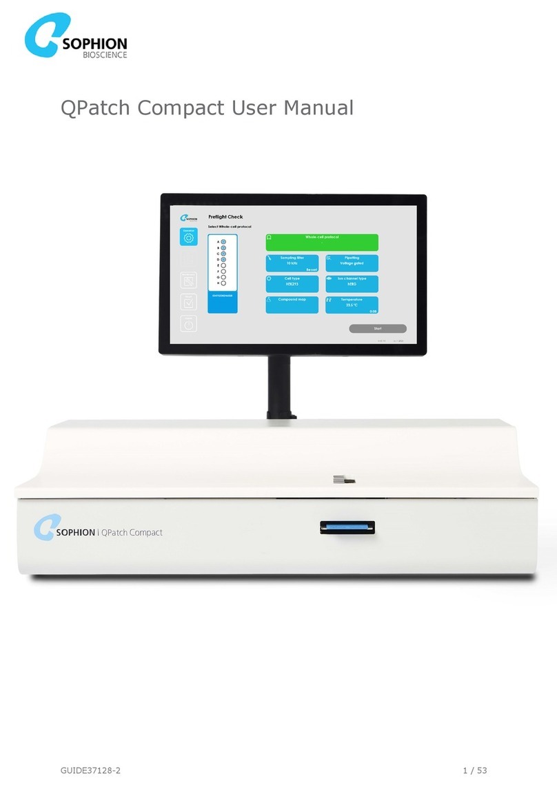 SOPHION BIOSCIENCE QPatch Compact User manual