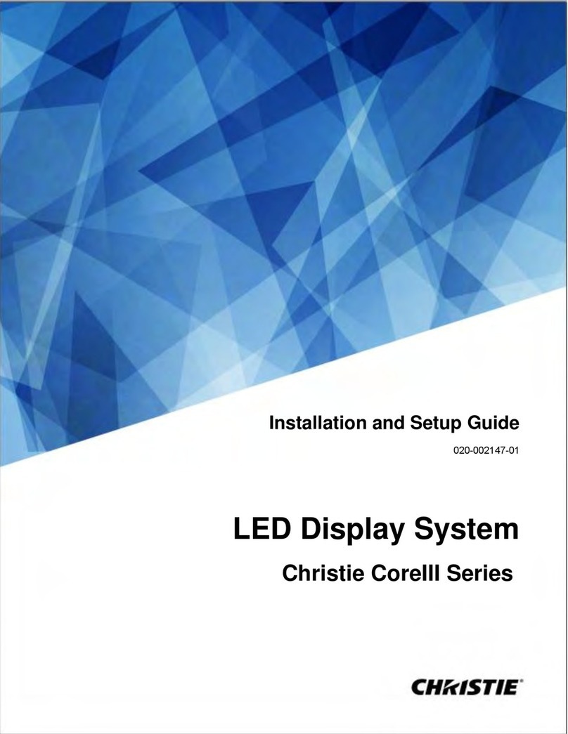 Christie CoreIII Series Installation and setup guide