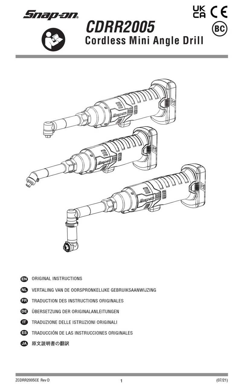 Snap-On CDRR2005 User manual