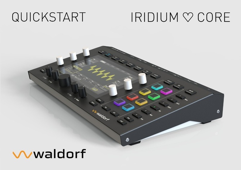 Waldorf IRIDIUM User manual