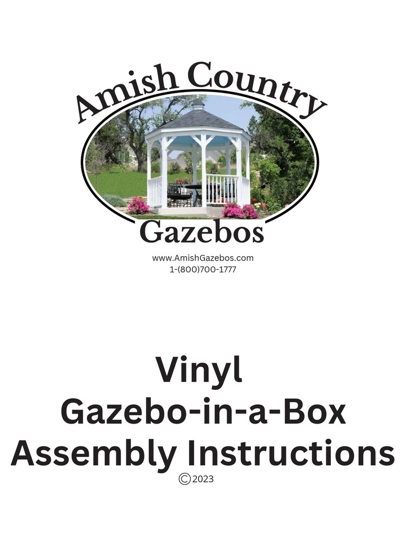 Amish Country Gazebos Vinyl Assembly instructions