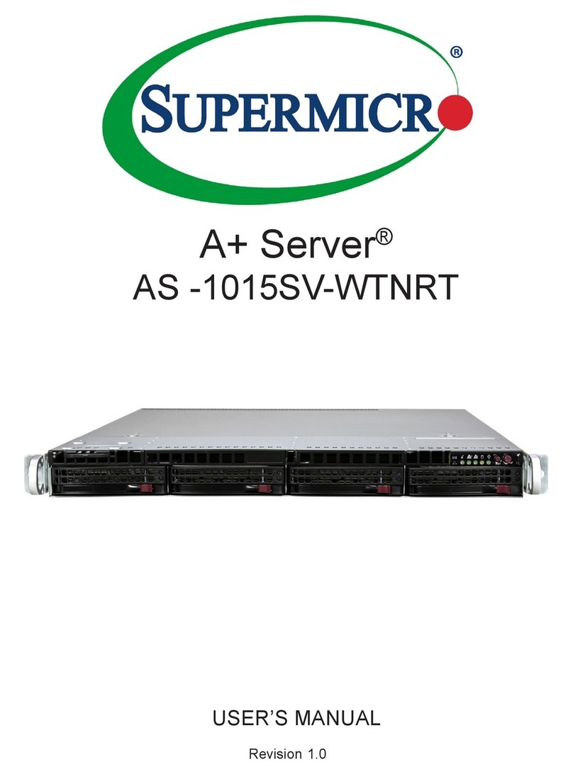 Supermicro A+ Server AS -1015SV-WTNRT User manual