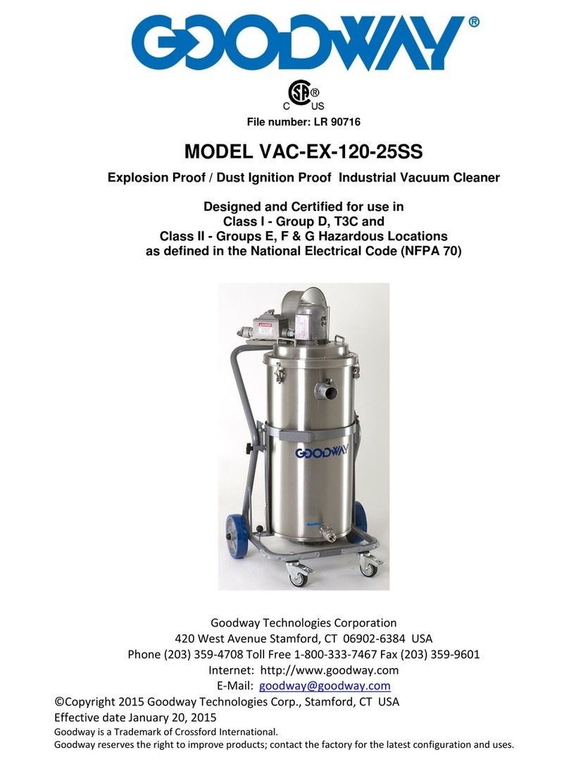 Good Way VAC-EX-120-25SS manual