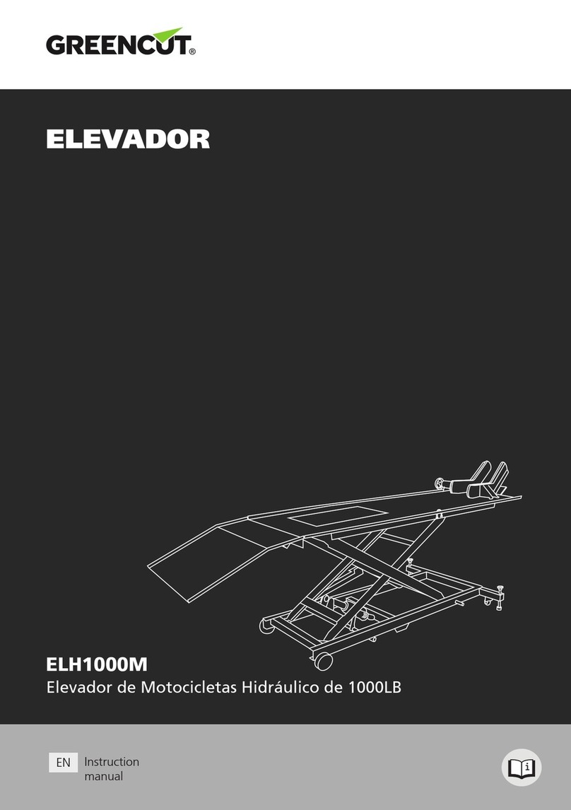 Greencut ELH1000M instruction manual Greencut ELH1000M instruction manual