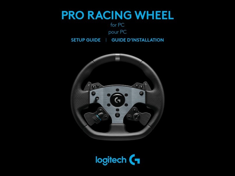 Logitech PRO RACING WHEEL Setup guide