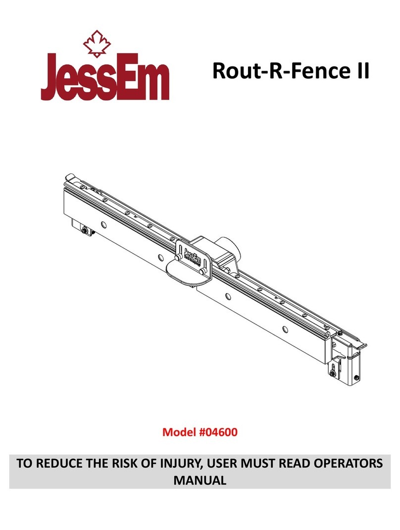 JessEm Rout-R-Fence II User manual