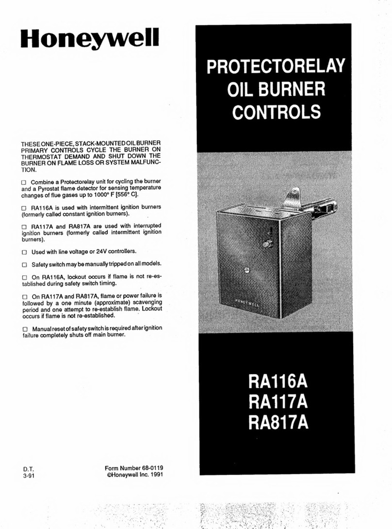 Honeywell RA116A User manual