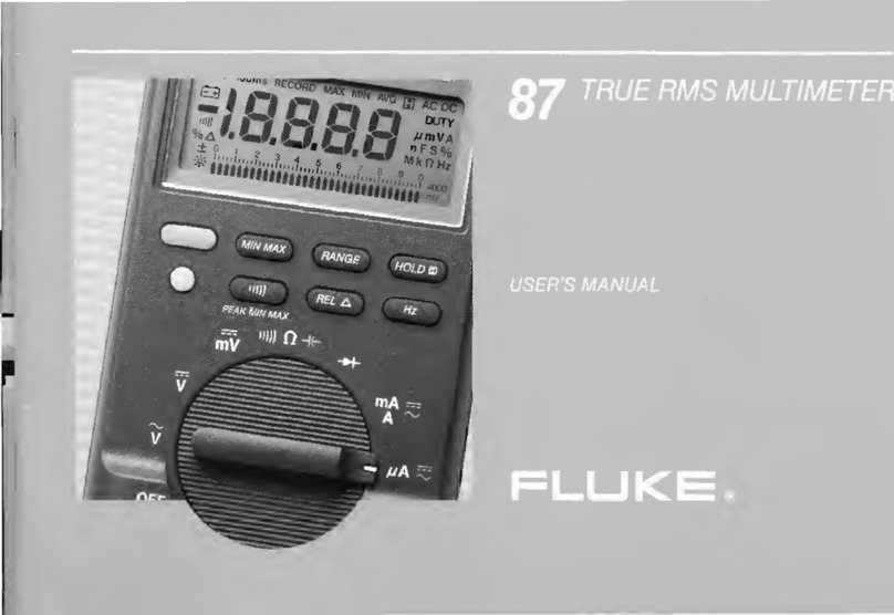 Fluke 8010A User manual