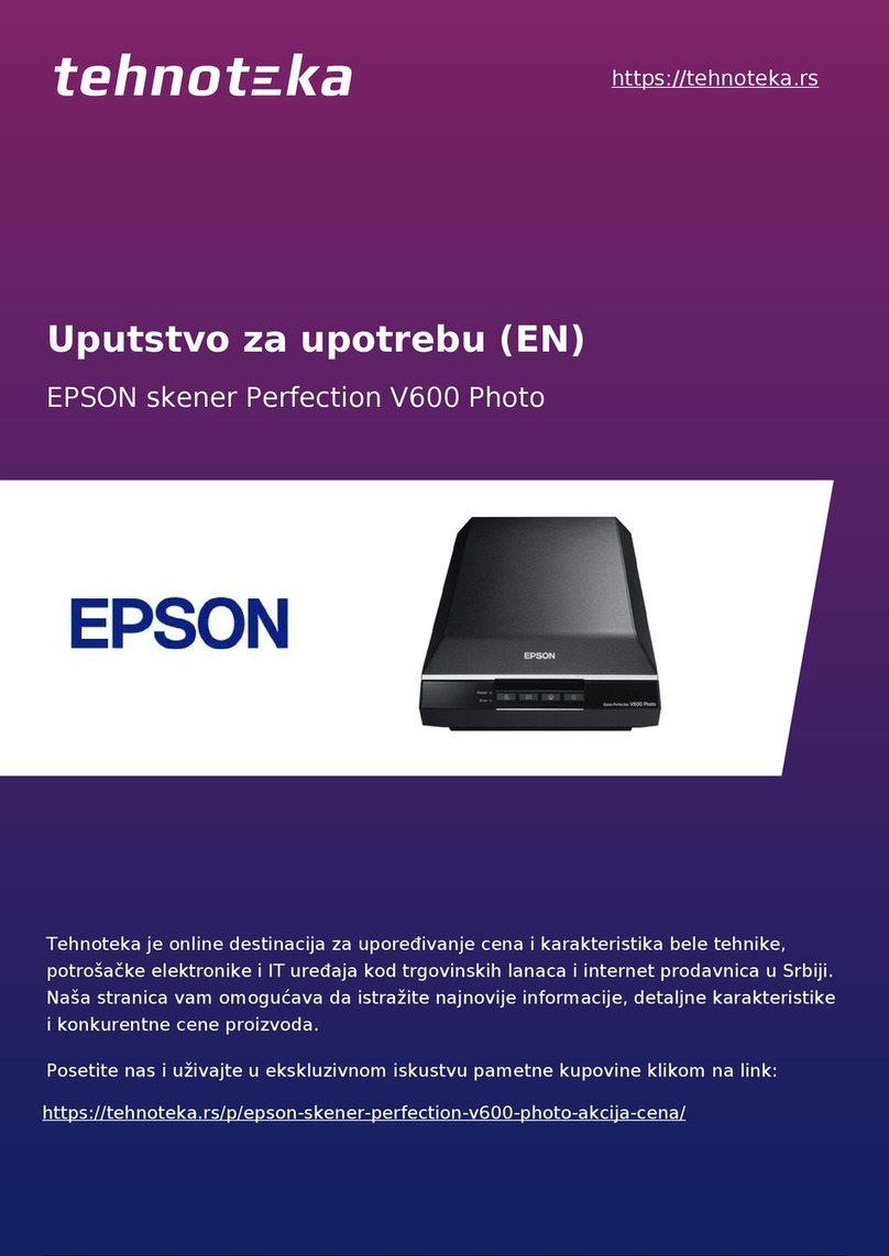 Philips Perfection V600 User manual