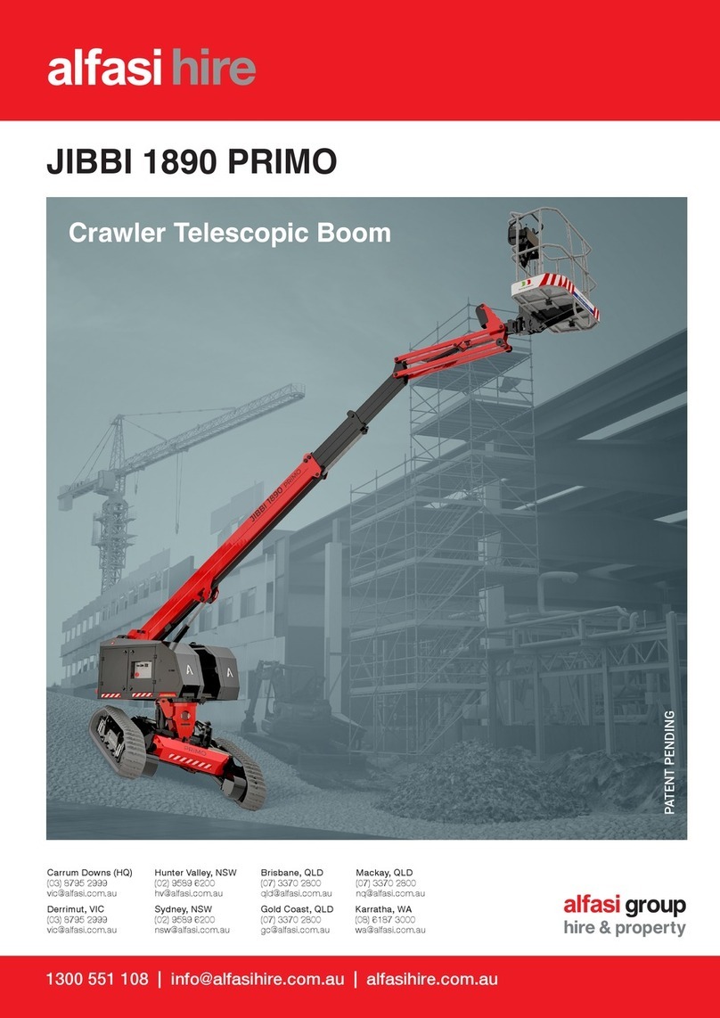 ALMACRAWLER JIBBI PRIMO Series Use and maintenance