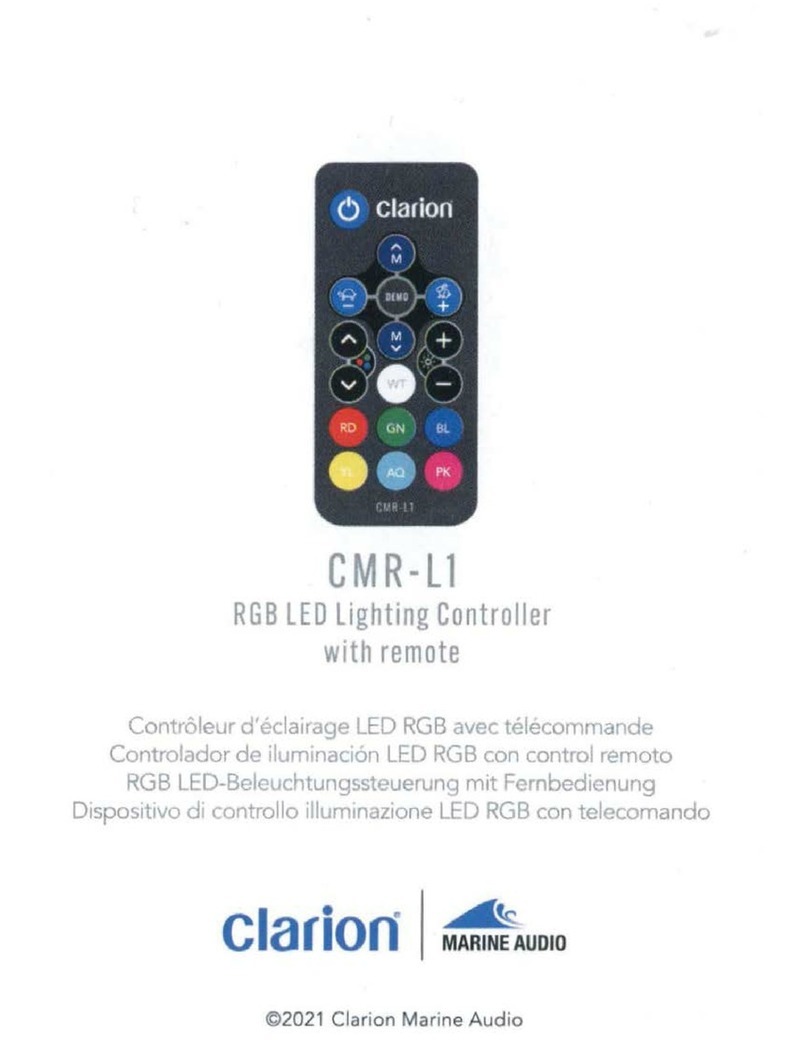 Clarion CMR-L1 quick start guide