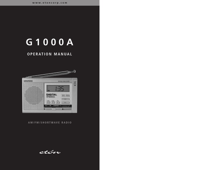 Eton G1000A User manual