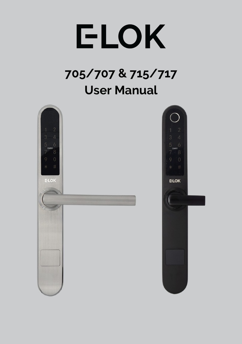 E-LOK 705 User manual