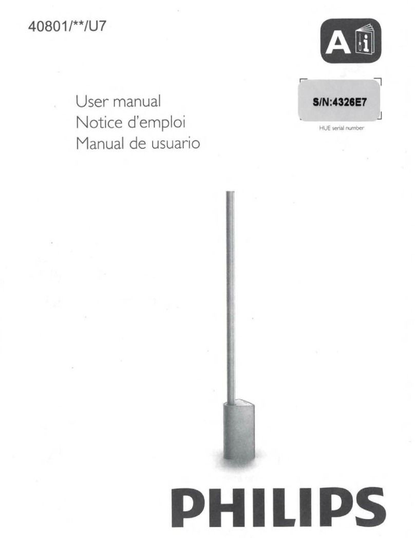 Philips 40801 U7 Series user manual