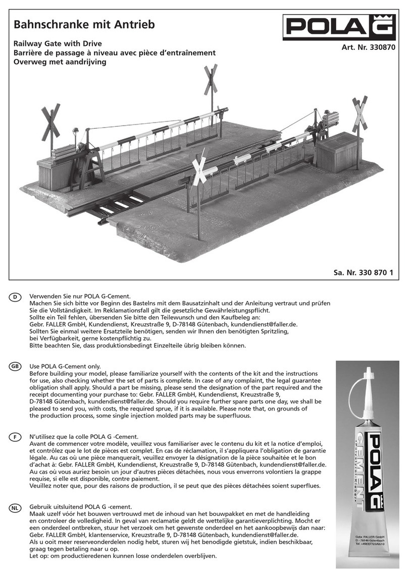POLA G Railway Gate with Drive User manual