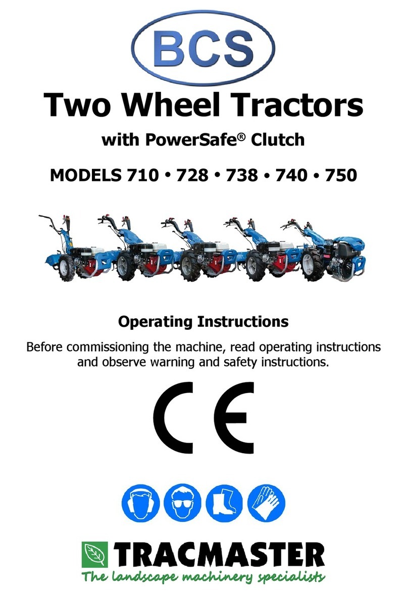 Tracmaster BCS 710 operating instructions