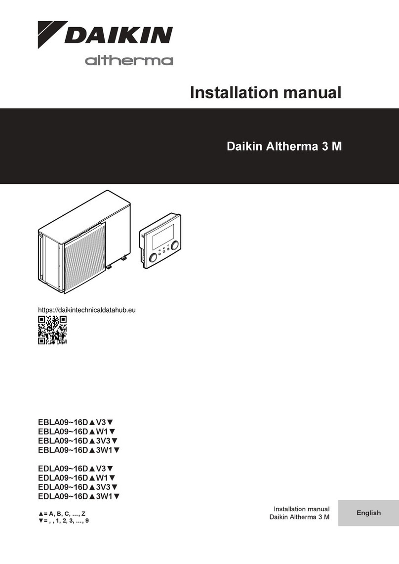 Daikin EBLA16D V3 Series User manual