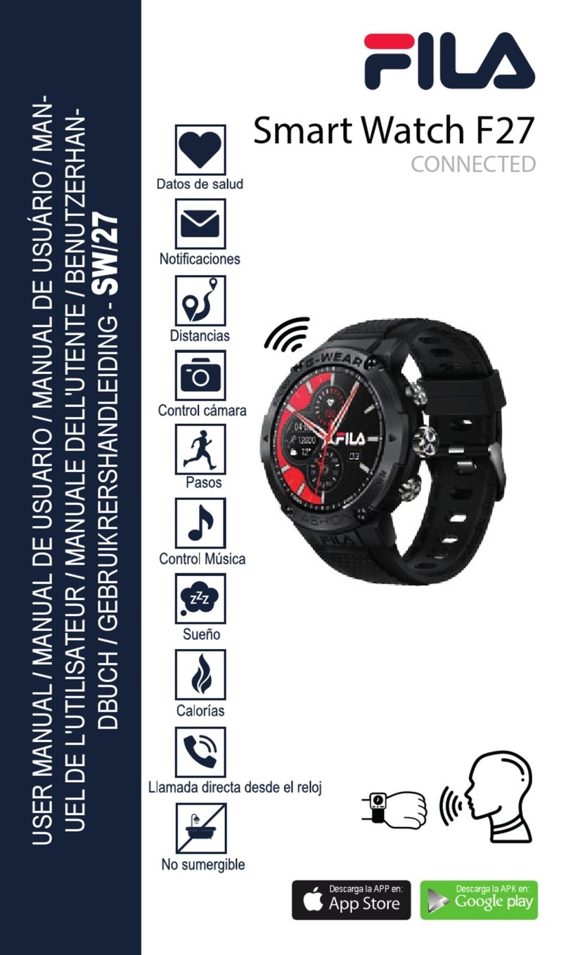 FILA Smart Watch F27 user manual