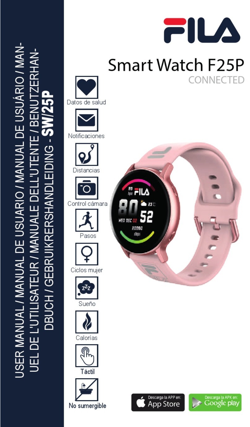 FILA Smart Watch F25P user manual