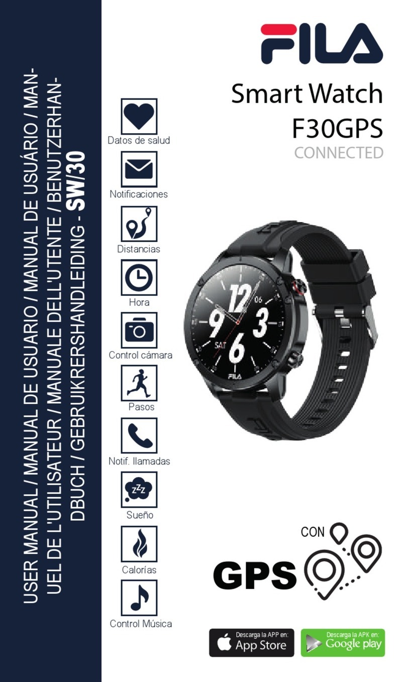 FILA Smart Watch F30GPS User manual