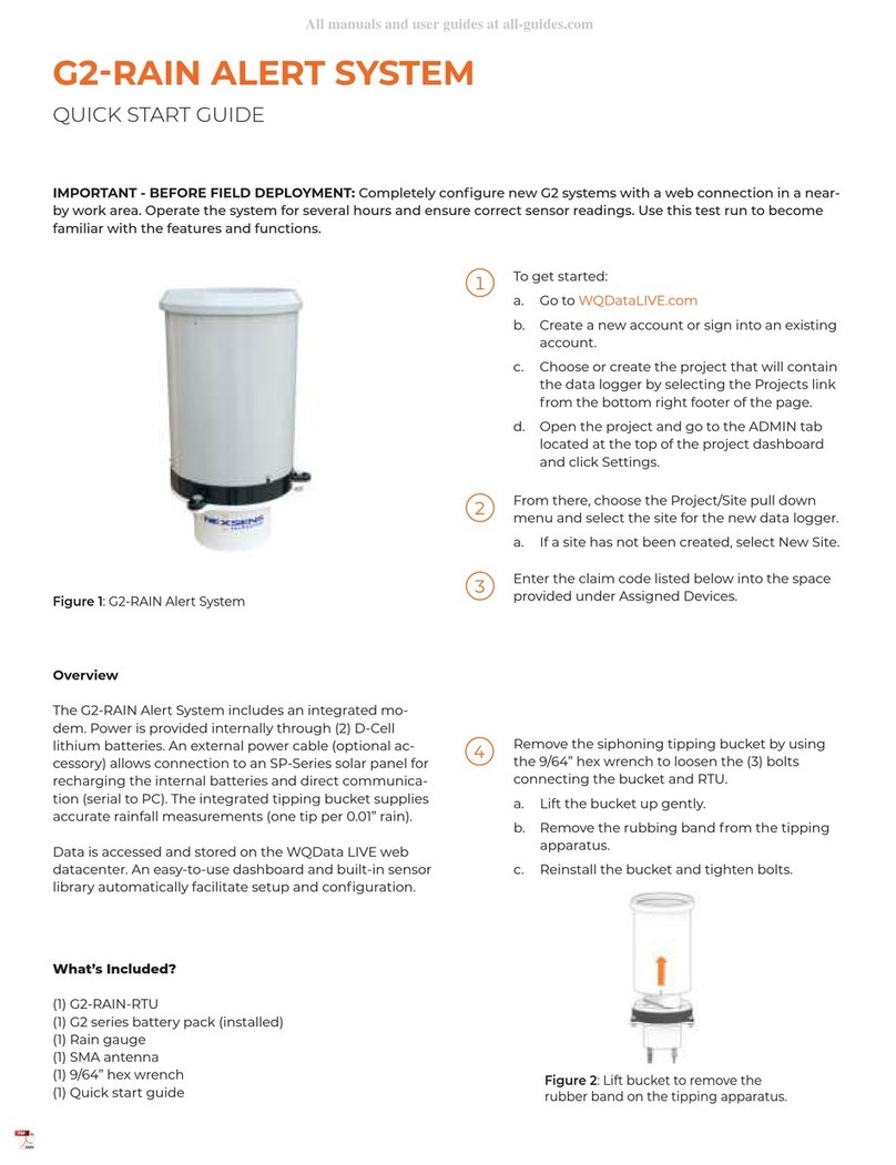 NexSens G2-RAIN quick start guide