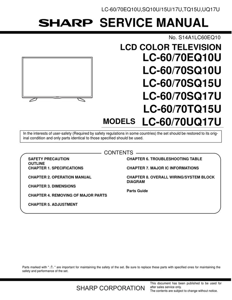 Sharp Aquos LC-70EQ10U User manual