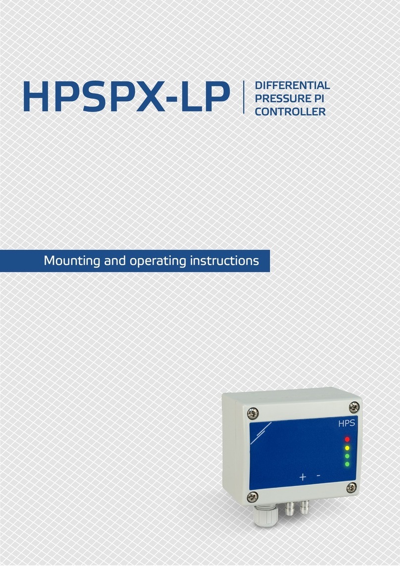 Sentera Controls HPSPX-LP Service manual