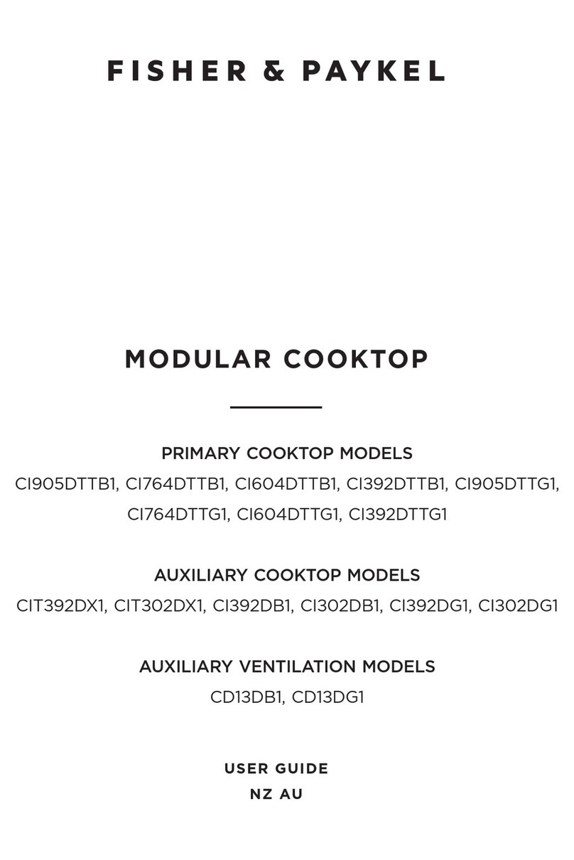 Fisher & Paykel CI905DTTB1 user guide Fisher & Paykel CI905DTTB1 user guide