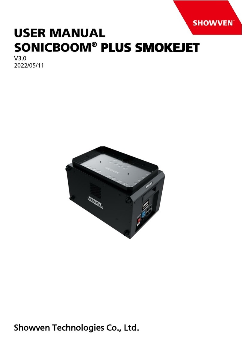 Showven SONICBOOM PLUS SMOKEJET User manual