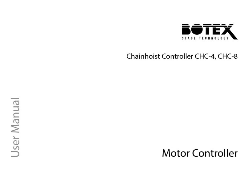 thomann BOTEX Chainhoist Controller CHC-4 user manual